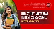 NID Study Material (BDes) 2025-2026: Expert Study Tips