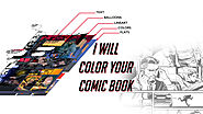 I will color your comic book pages, nsfw as well