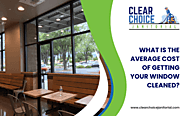 Factors Affecting The Average Cost of Window Cleaning