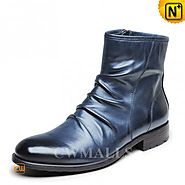 CWMALLS® Mens Side Zip Ankle Boots CW726505