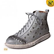 CWMALLS® Womens Leather Ankle Boots CW305326
