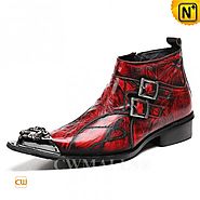 CWMALLS® Vintage Monk Strap Boots CW707201
