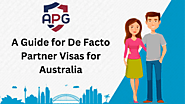 A Guide for De Facto Partner Visas for Australia