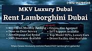 Luxury Car Rental Dubai | Zero Deposit Car Rental Dubai -MKV Luxury
