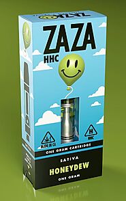 Vape Cartridge in Honeydew flavor by Zaza THC