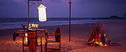 Romantic beachside dining