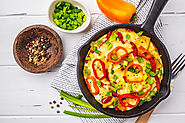 Healthy Omelette Pancakes with Peppers and Tomato Sauce Recipe – Real Italiano