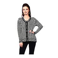 Buy Tab 91 Women's Button Printed Cardigan @ Rs.1,299