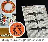 Under $3 - 20 ways to decorate for Halloween for under $3! | How Does She