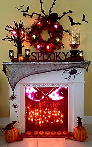 Spooky Fireplace for Halloween!