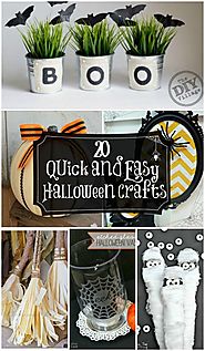 20 Quick And Easy Halloween Crafts