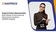 Scope & Career Opportunities After Master of Arts in Journalism & Mass Communication (MAJMC) Degree