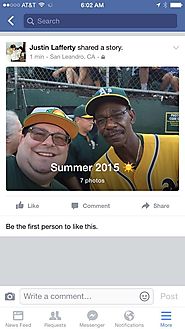 Facebook Prompts Users to Share Summer 2015 Story Post Format (Photos)