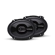 Rockford Fosgate P1683 Punch 6"x8" 3-Way Coaxial Full Range Speaker - Black (Pair)
