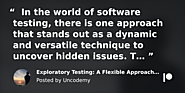 Exploratory Testing: A Flexible Approach to Uncover Hidden Issues | Patreon