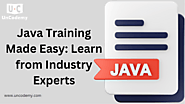 Java Training Made Easy: Learn from Industry Experts