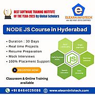 Node JS Course in Hyderabad