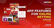 Jeeto88 App Features for Online Betting in India 2024