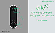 How to install and Setup an Arlo Video doorbell | +1-888-380-0144