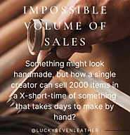 Impossible volume of sales