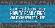 Content Curation: How to Easily Find Great Content to Share