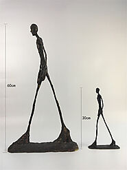 Giacometti Hot Handmade Brass Walking Man Statue for Home and Office Decor