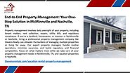 Property Management McMinnville TN