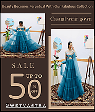 Casual Wear Gown: Buy Long Gown Dress For Women Online In India