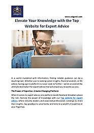 Elevate Your Knowledge with the Top Website for Expert Advice