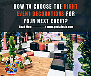 How to Choose the Right Event Decorations for Your Next Event? – Pesta Fiesta