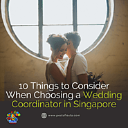 10 Things to Consider When Choosing a Wedding Coordinator in Singapore – Pesta Fiesta