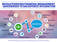 Revolutionizing Financial Management - QuickBooks to Salesforce Integration | Tenetizer Technologies