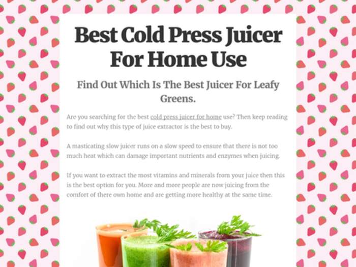 Best Juicer For Leafy Greens A Listly List
