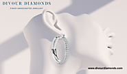 Dazzling Elegance: The Timeless Allure of Diamond Hoop Earrings