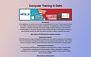 Computer Training in Delhi