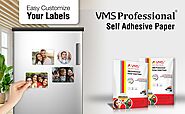 Buy VMS Professional 135 GSM A4 Self Adhesive Photo Paper