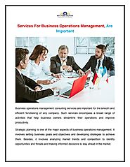 Services For Business Operations Management, Are Important | PDF