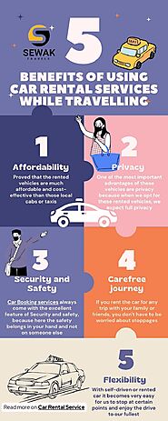 Benefits of using car rental services while travelling