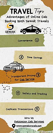 Advantages of Online Cab Booking with Sewak Travels