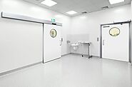Hermetic door - Automatic hermetic sliding door for hospitals