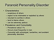 Hypnosis treatment for paranoid personality disorder