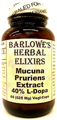Mucuna Pruriens Extract 40% L-Dopa from Barlowe's Herbal Elixirs