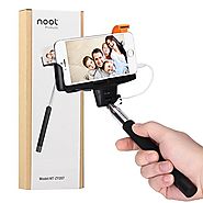 Selfie Stick, Noot® Self Portrait [Battery Free] Extendable Handled Stick with Adjustable Phone Holder & Built-in Rem...