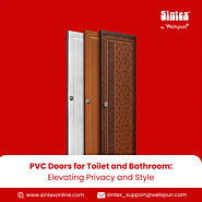 PVC Doors for Toilet and Bathroom: Elevating Privacy and Style