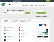 Cram.com: Create and Share Online Flashcards