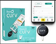 BeatO Curv Glucometer (Type-C USB) with 25 Strips and 25 Lancets Glucometer Price in India - Buy BeatO Curv Glucomete...