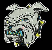 Bulldog Face Embroidery: Precision Digitizing by Cre8iveSkill