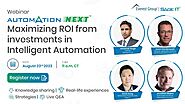 Join Our Automation NEXT™ Webinar on Intelligent Automation with @EverestGroup &@Automationanywhere