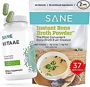 SANE Vitaae Memory Supplement with Bone Broth Protein Powder