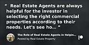 The Role of Real Estate Agents in Helping You Buy a Commercial Plot in Greater Noida | Patreon